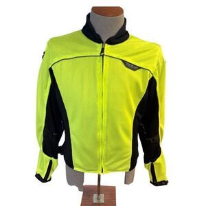 Fly Flux Air Jacket Mesh Breathable Padded Technical Riding Gear W/Rain Liner Sz